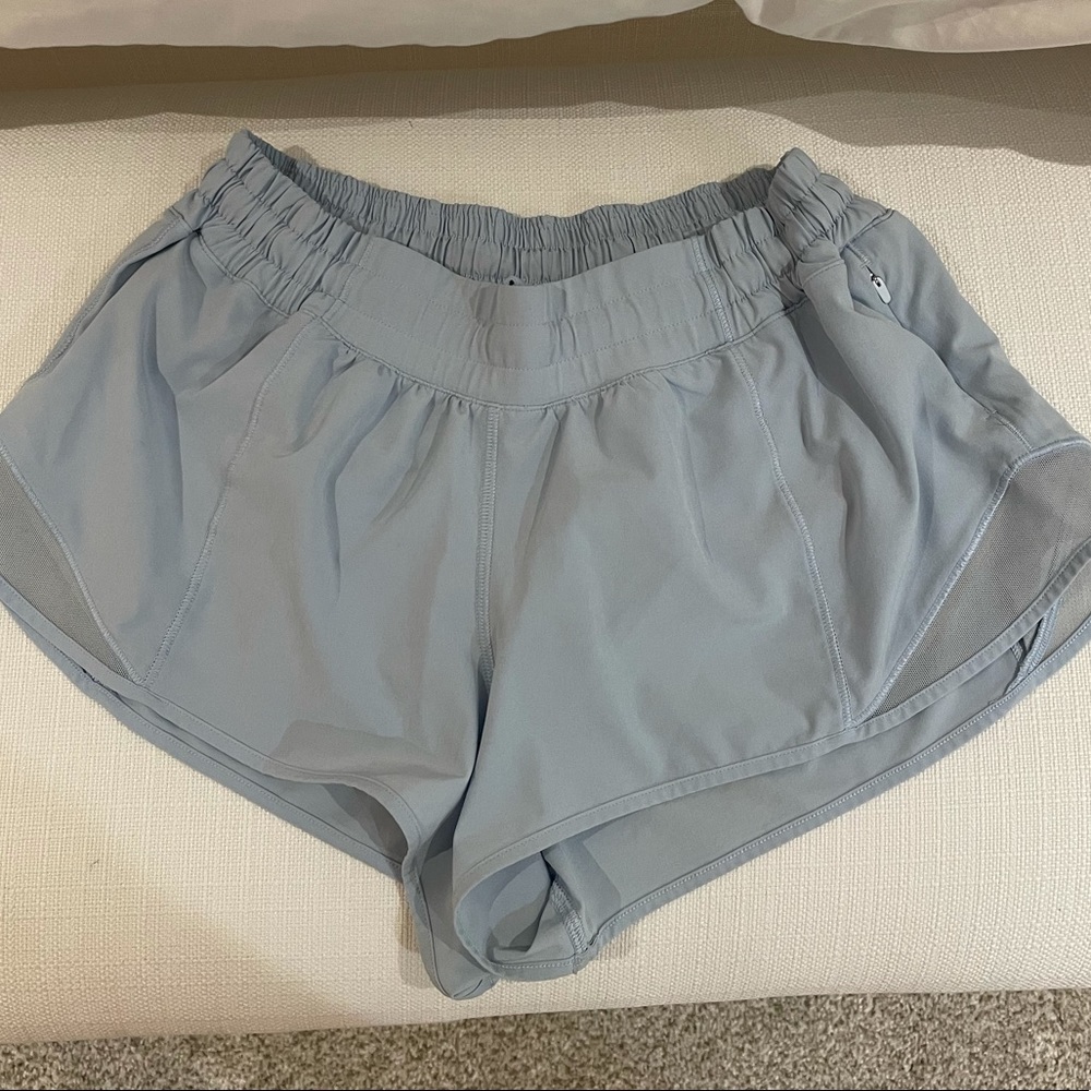 Light blue Lululemon shorts